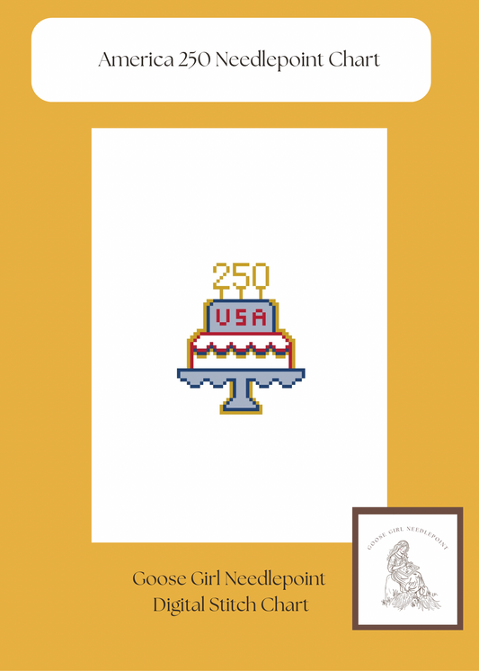 America 250 Birthday Cake (digital file)