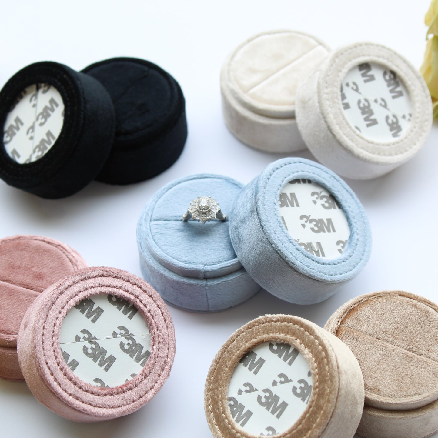 Self-Finishing Needlepoint Ring Box (Preorder)