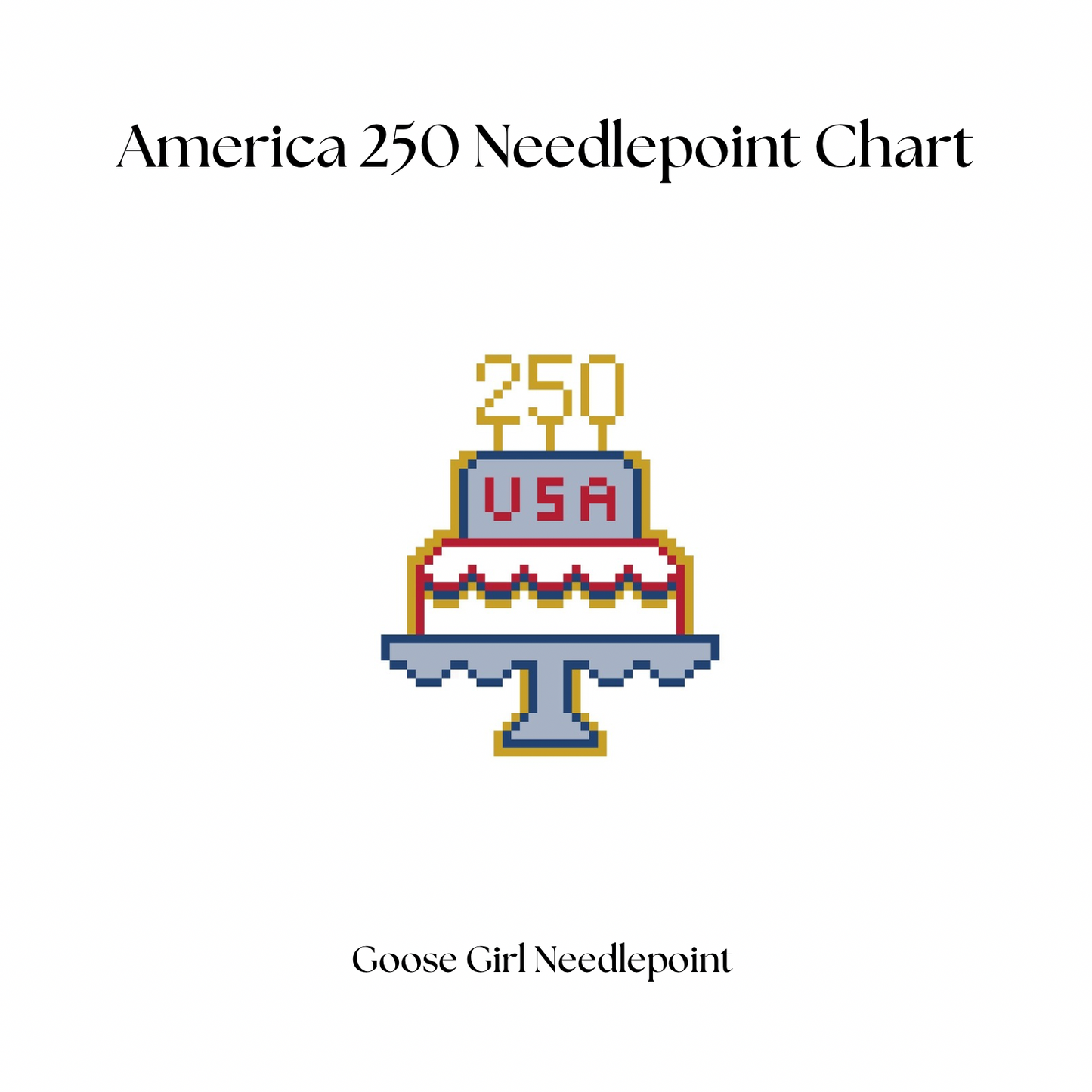 America 250 Birthday Cake (digital file)