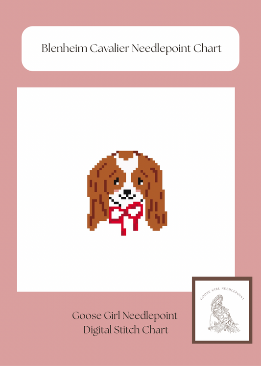 Blenheim Cavalier Puppy Stitch Chart (digital file)