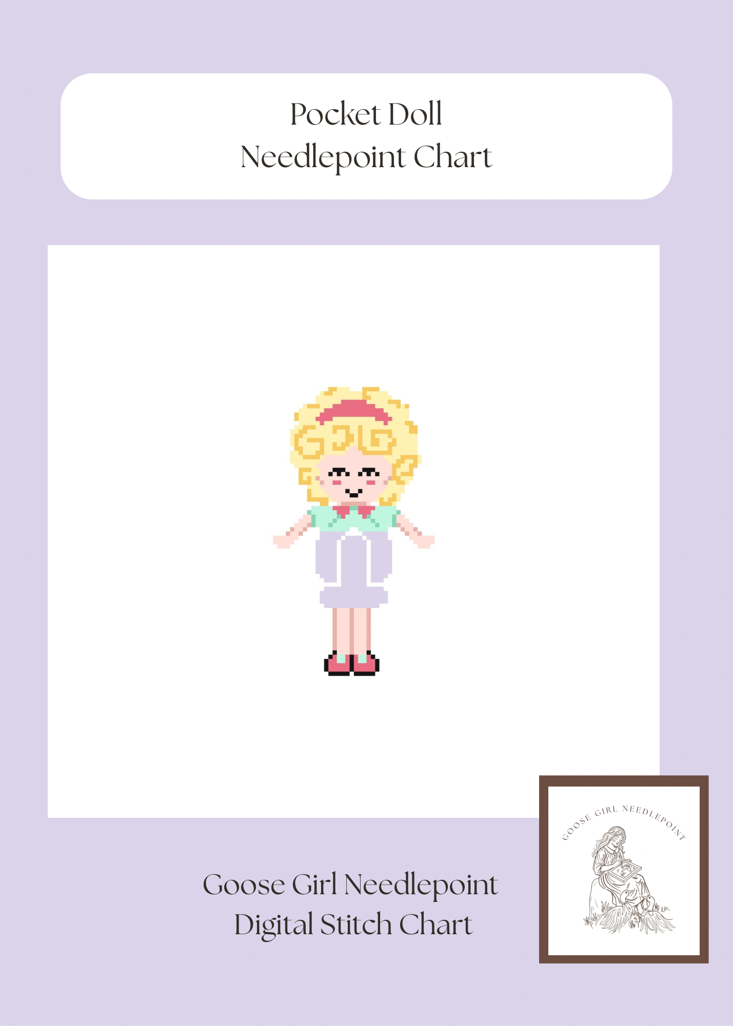 Pocket Doll Stitch Chart (digital file)