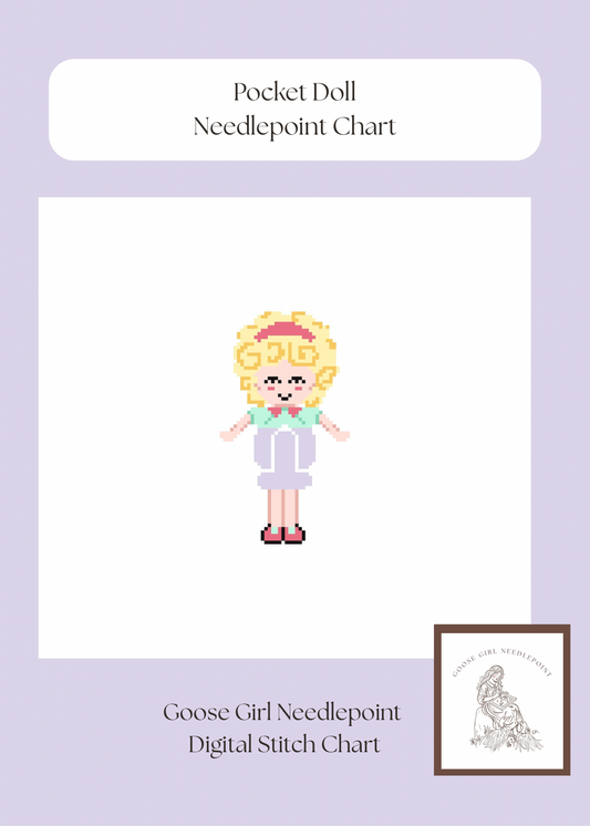 Pocket Doll Stitch Chart (digital file)