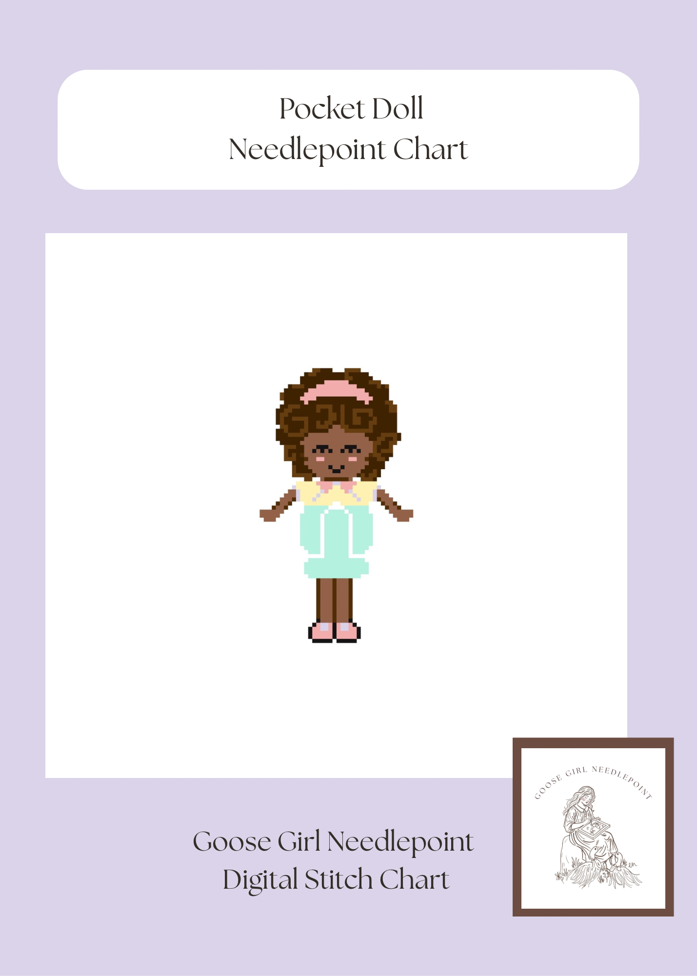 Pocket Doll Stitch Chart (digital file)