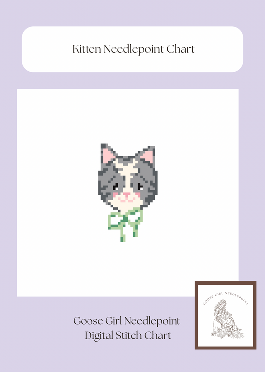 Kitten Stitch Chart (digital file)